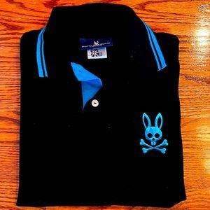 Boys psycho bunny polo shirt size 14/16